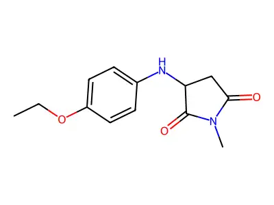 3-((4-Ethoxyphenyl)amino)-1-methylpyrrolidine-2,5-dione structure