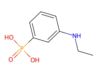 Phosphonic acid, (m-ethylaminophenyl)- structure