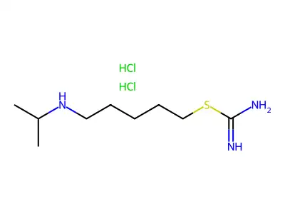 Pseudourea, 2-(5-(isopropylamino)pentyl)-2-thio-, dihydrochloride structure