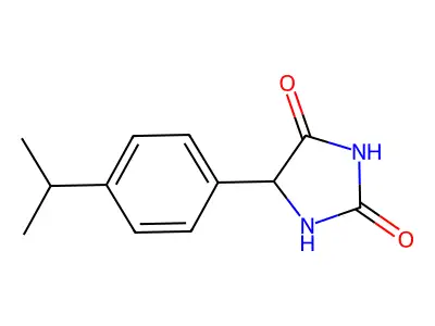 5-[4-(Propan-2-yl)phenyl]imidazolidine-2,4-dione structure