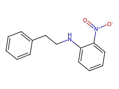 (2-Nitrophenyl)(2-phenylethyl)amine structure