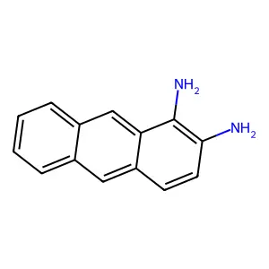 Anthracene, 1,2-diamino- structure