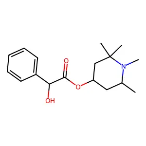 Eucatropine structure
