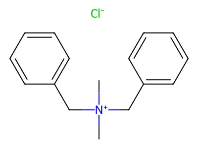 Dibenzyldimethylammonium chloride structure
