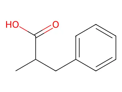 alpha-Methylhydrocinnamic acid structure
