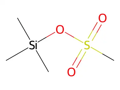 Trimethylsilyl methanesulfonate structure