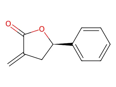 2(3H)-Furanone, dihydro-3-methylene-5-phenyl- structure