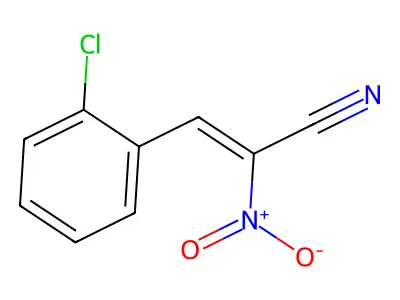 2-Propenenitrile, 3-(2-chlorophenyl)-2-nitro- structure