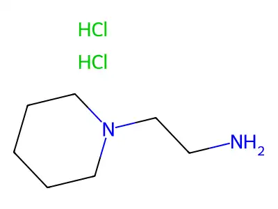 Piperidine, 1-(2-aminoethyl)-, dihydrochloride structure