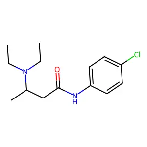 N-(4-Chlorophenyl)-3-(diethylamino)butanamide structure