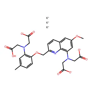 Quin 2,tripotassium salt structure