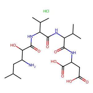 Amastatin hydrochloride structure