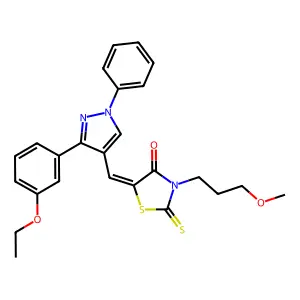 C25H25N3O3S2 structure