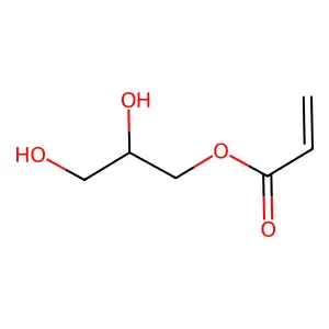 2,3-Dihydroxypropyl 2-propenoate structure