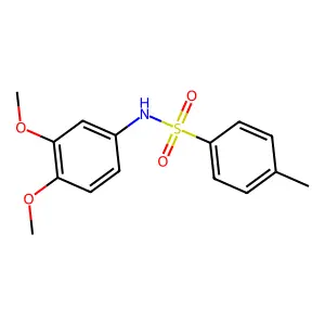 N-(3,4-Dimethoxyphenyl)-4-methylbenzenesulfonamide structure