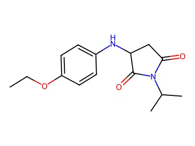 3-((4-Ethoxyphenyl)amino)-1-isopropylpyrrolidine-2,5-dione structure