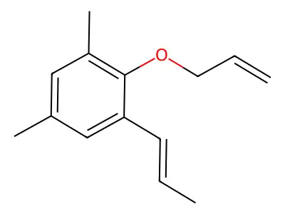 1,5-Dimethyl-2-prop-2-enoxy-3-prop-1-enylbenzene structure