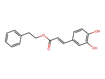 Caffeic Acid Phenethyl Ester structure
