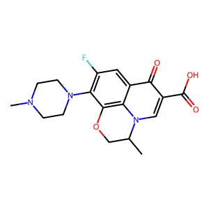 Levofloxacin Hydrate structure