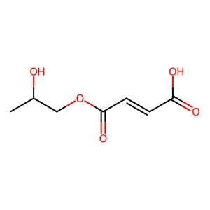 4-(2-Hydroxypropoxy)-4-oxobut-2-enoic acid structure
