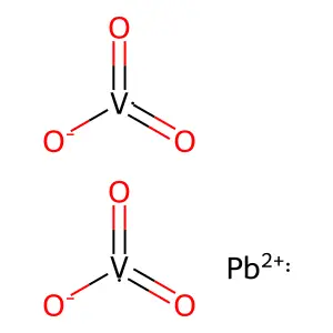 Lead metavanadate structure