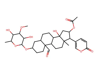 Acetylbovoside D structure