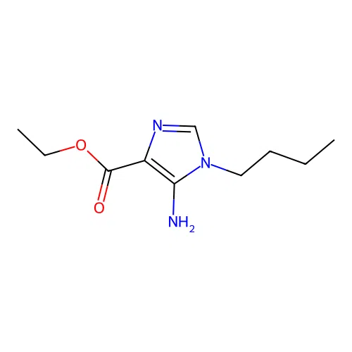 ethyl 5-amino-1-butyl-1H-imidazole-4-carboxylate structure