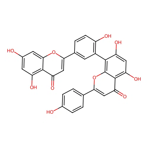 Amentoflavone structure