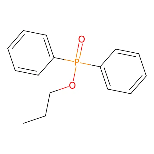 Propyl diphenylphosphinate structure