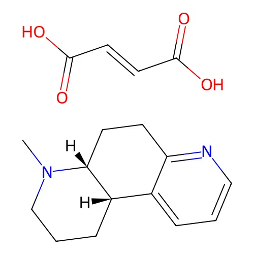 4,7-Phenanthroline, 1,2,3,4,4a,5,6,10b-octahydro-4-methyl-, maleate, cis- structure