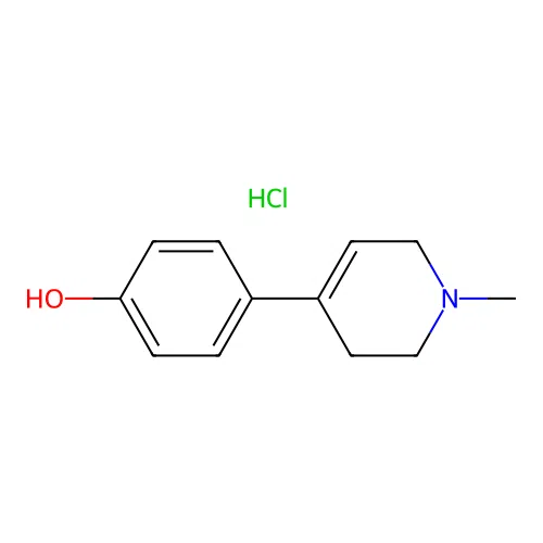 4-(1-Methyl-1,2,3,6-tetrahydropyridin-4-YL)phenol hydrochloride structure