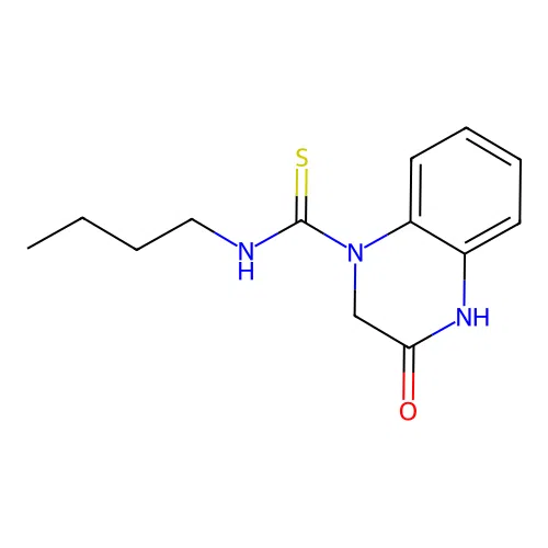 n-Butyl-3-oxo-3,4-dihydroquinoxaline-1(2h)-carbothioamide structure
