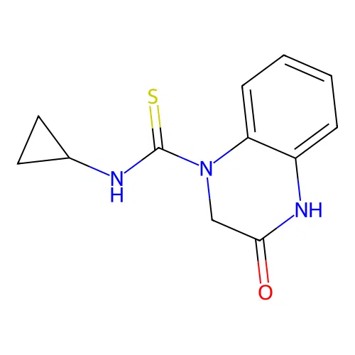 n-Cyclopropyl-3-oxo-3,4-dihydroquinoxaline-1(2h)-carbothioamide structure