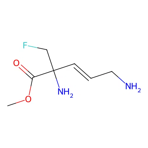 2-(Fluoromethyl)dehydroornithine methyl ester structure