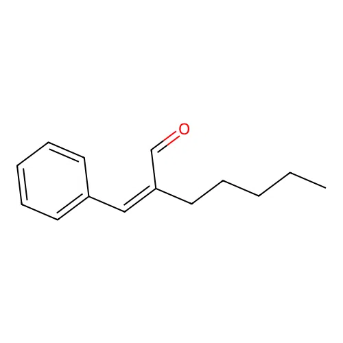 2-Benzylideneheptanal structure