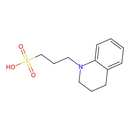 1,2,3,4-Tetrahydroquinoline-N-propanesulphonic acid structure