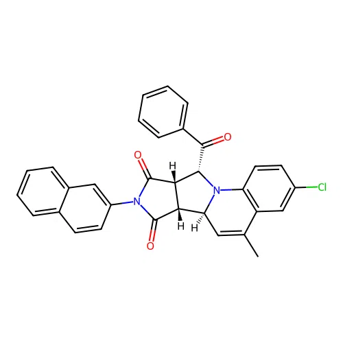 C32H23ClN2O3 structure