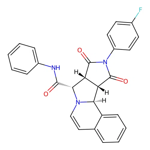 C27H20FN3O3 structure