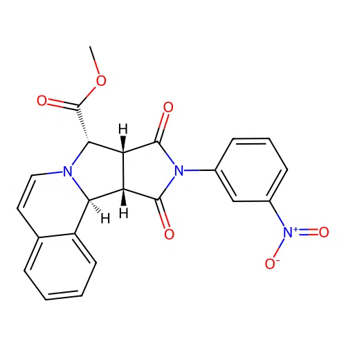C22H17N3O6 structure