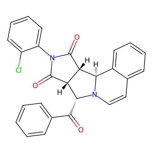 C27H19ClN2O3 structure