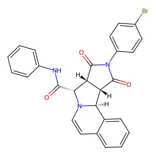 C27H20BrN3O3 structure