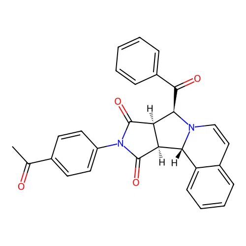 C29H22N2O4 structure