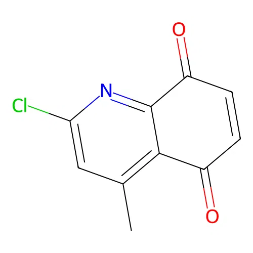 5,8-Quinolinedione, 2-chloro-4-methyl- structure