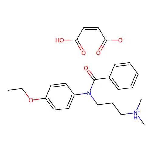 p-Benzophenetidide, N-(3-(dimethylamino)propyl)-, maleate structure