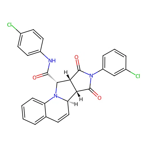 C27H19Cl2N3O3 structure