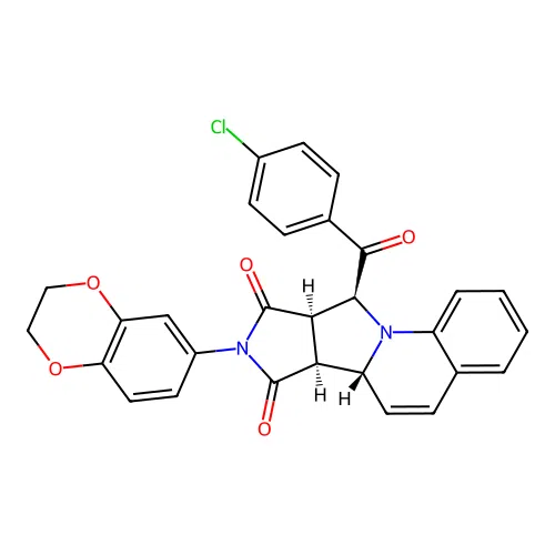 C29H21ClN2O5 structure
