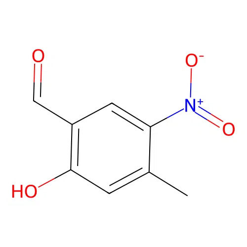 2-Hydroxy-4-methyl-5-nitrobenzaldehyde structure