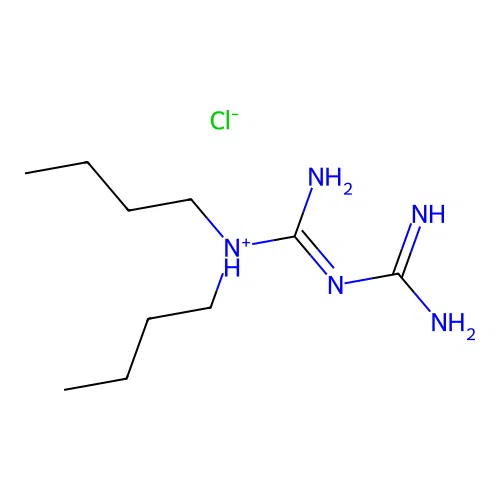 Biguanide, 1,1-dibutyl-, monohydrochloride structure