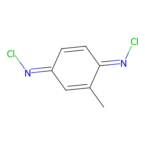 2,5-Cyclohexadiene-1,4-diimine, N,N'-dichloro-2-methyl- structure