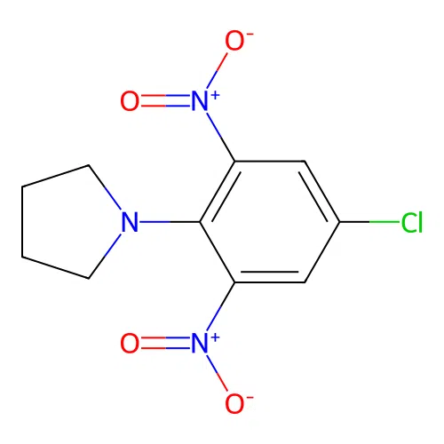 1-(4-Chloro-2,6-dinitrophenyl)pyrrolidine structure